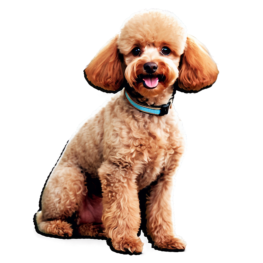 Poodle In Action Png Rff46