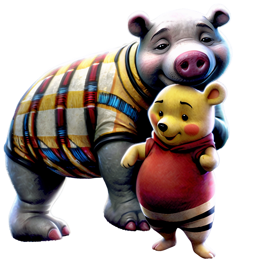 Pooh and Piglet PNG 53 PNG image with a transparent background, free high-resolution download