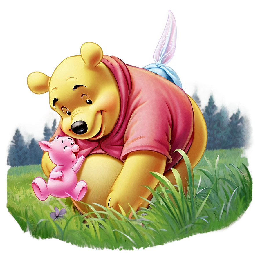 Pooh and Piglet PNG sqx PNG image with a transparent background, free high-resolution download