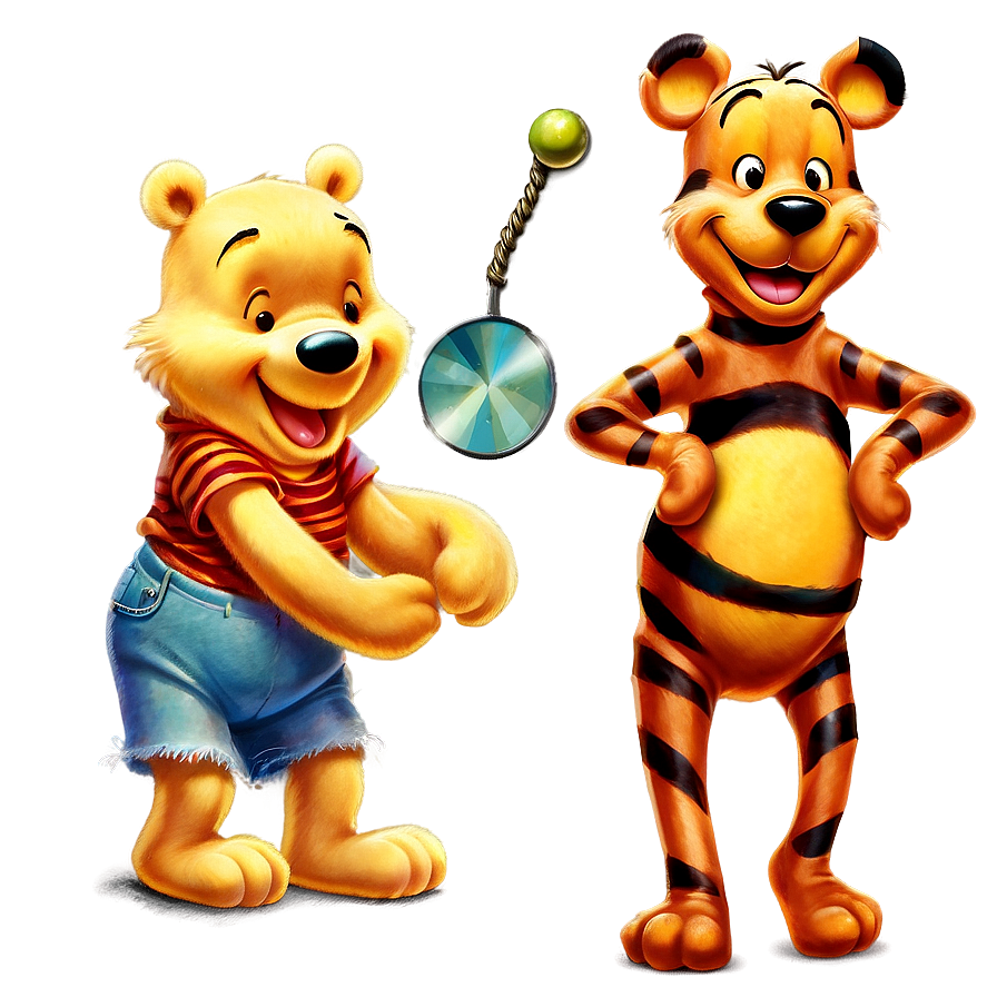 Pooh Bear and Tigger PNG 79 PNG image with a transparent background, free high-resolution download