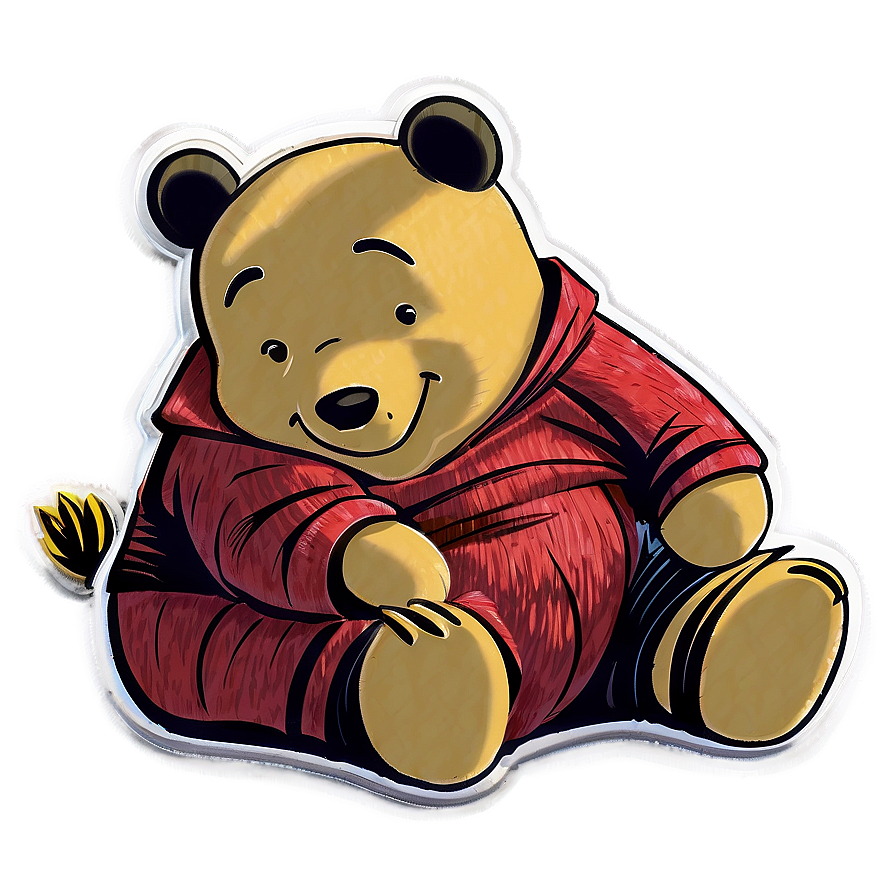 Pooh Bear Clipart PNG 06202024 PNG image with a transparent background, free high-resolution download