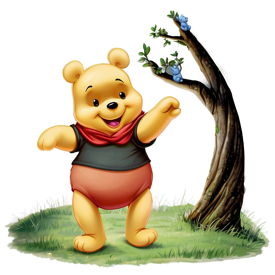 Pooh Bear In Love Png 82