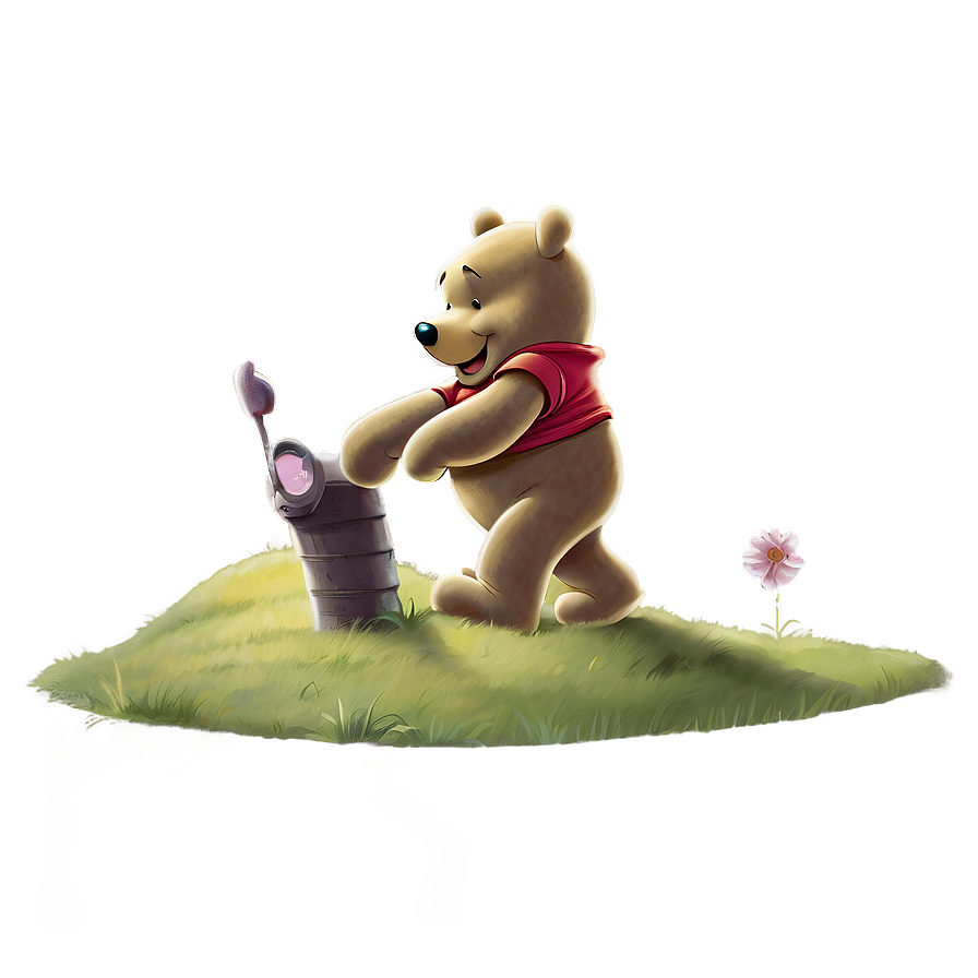 Pooh Bear Walking Png Law26