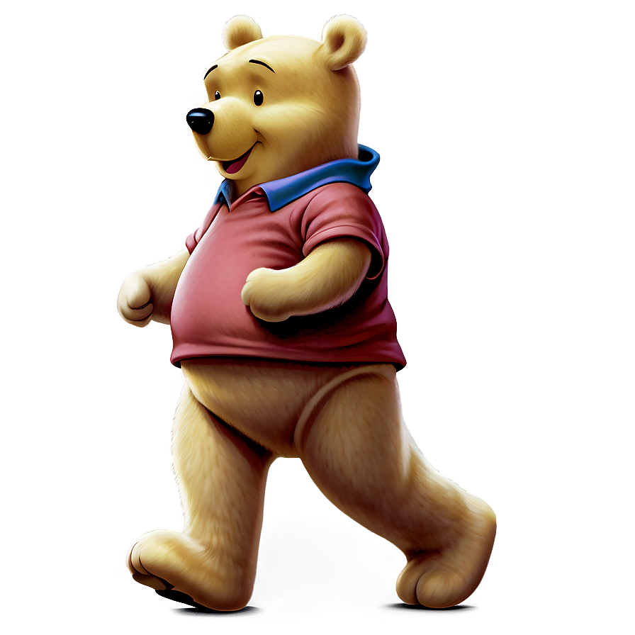 Pooh Bear Walking Png Yqk32