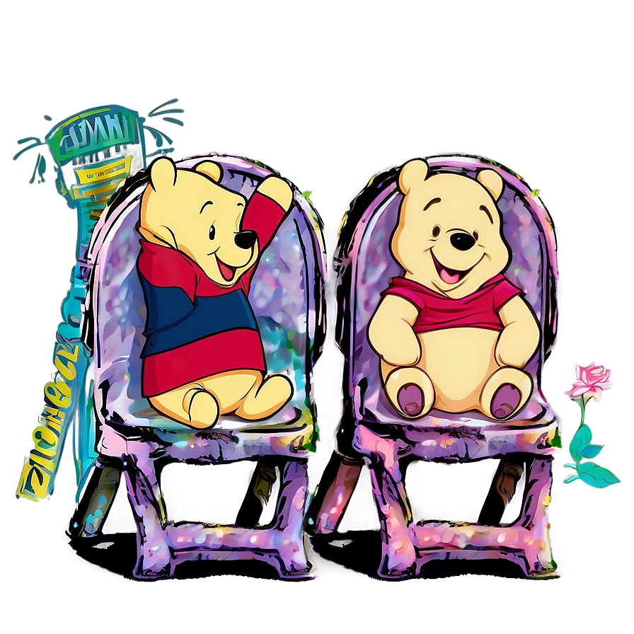 Pooh Bear With Friends Png 06202024