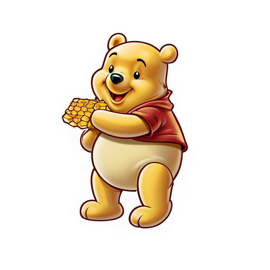 Pooh Bear With Honeycomb Png Ytx