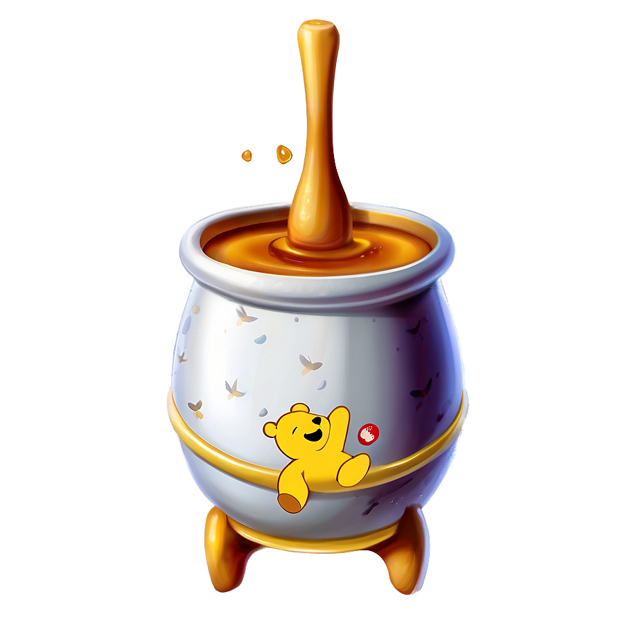 Pooh's Honey Pot Png 64