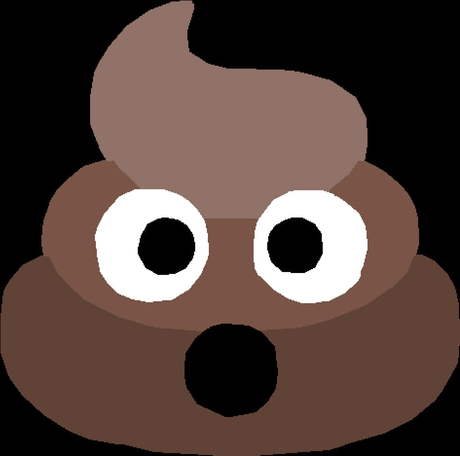 Poop Emoji Cartoon Graphic