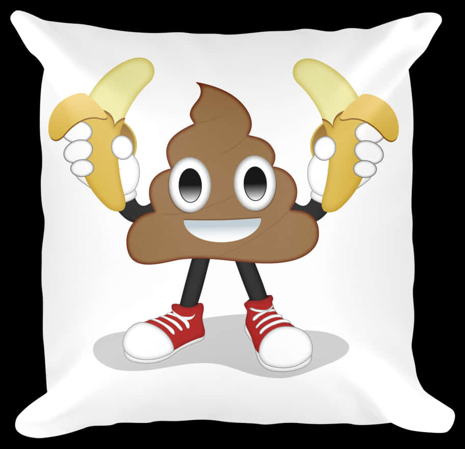 Poop Emoji With Bananasand Sneakers.jpg