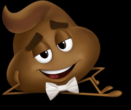 Poop Emoji With Bowtie.png