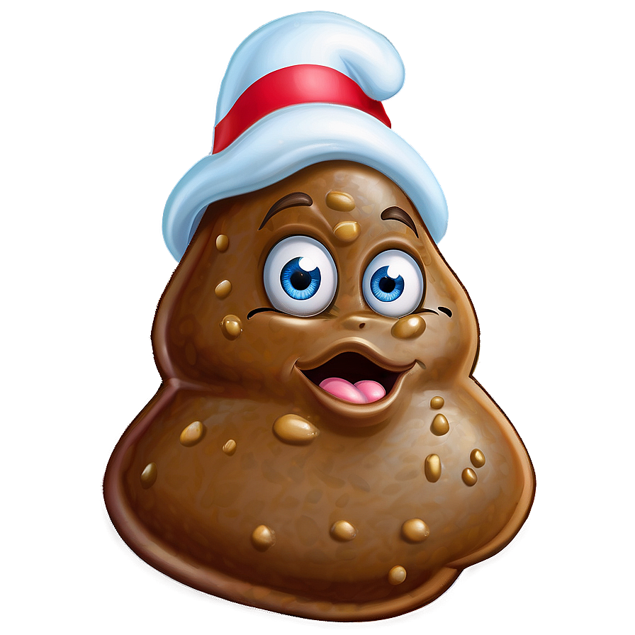 Poop With Hat Emoji Png Xnc