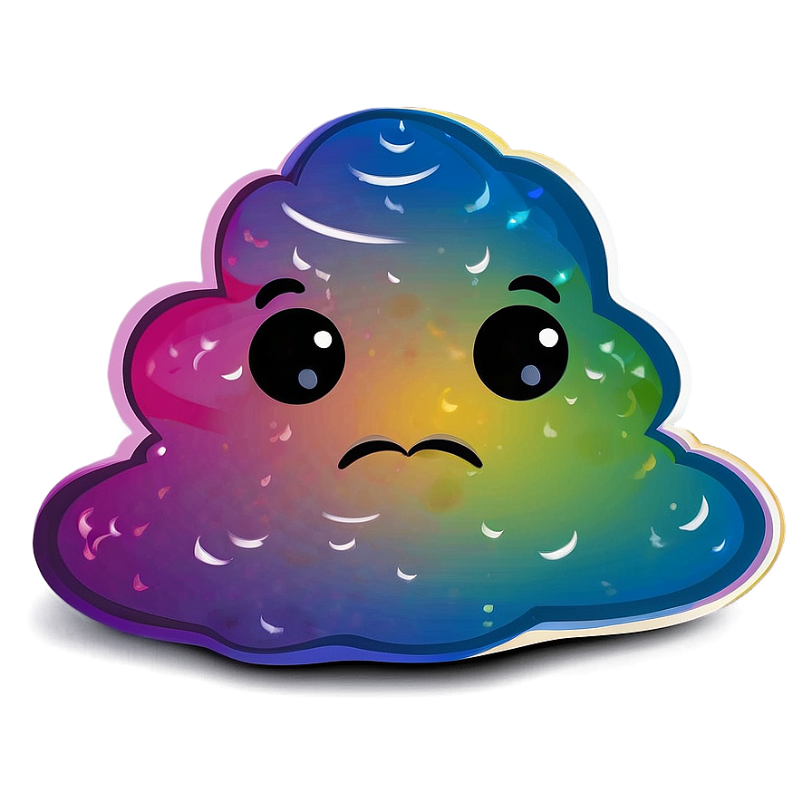 Poop With Rainbow Png 6