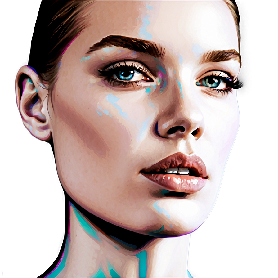 Pop Art Portrait Template Png 4