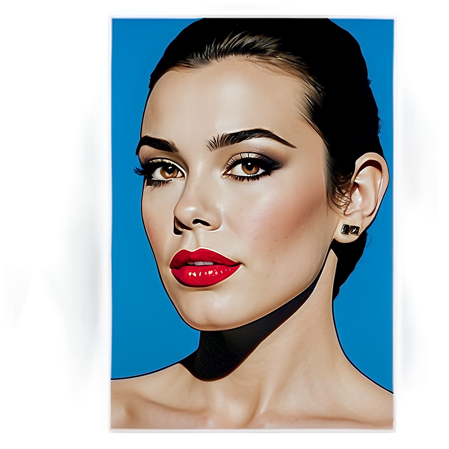 Pop Art Portrait Template Png 60