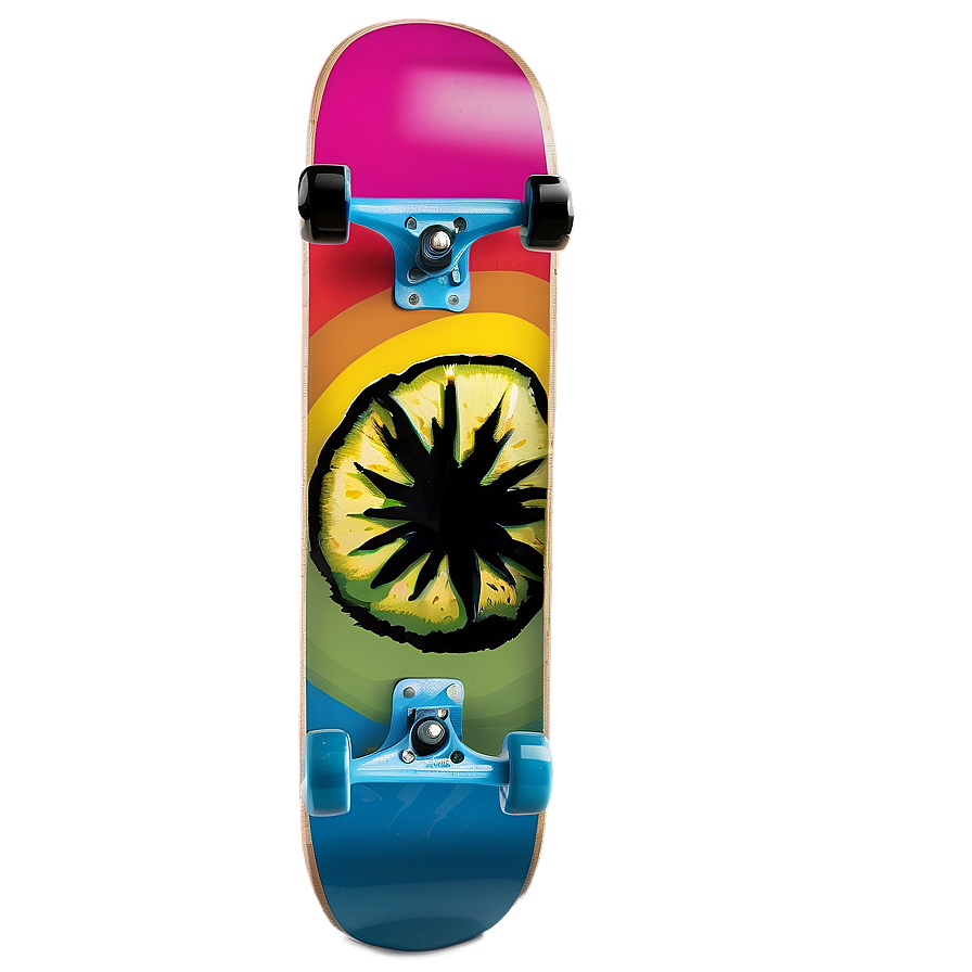 Pop Art Skateboard Deck Png Qjs31