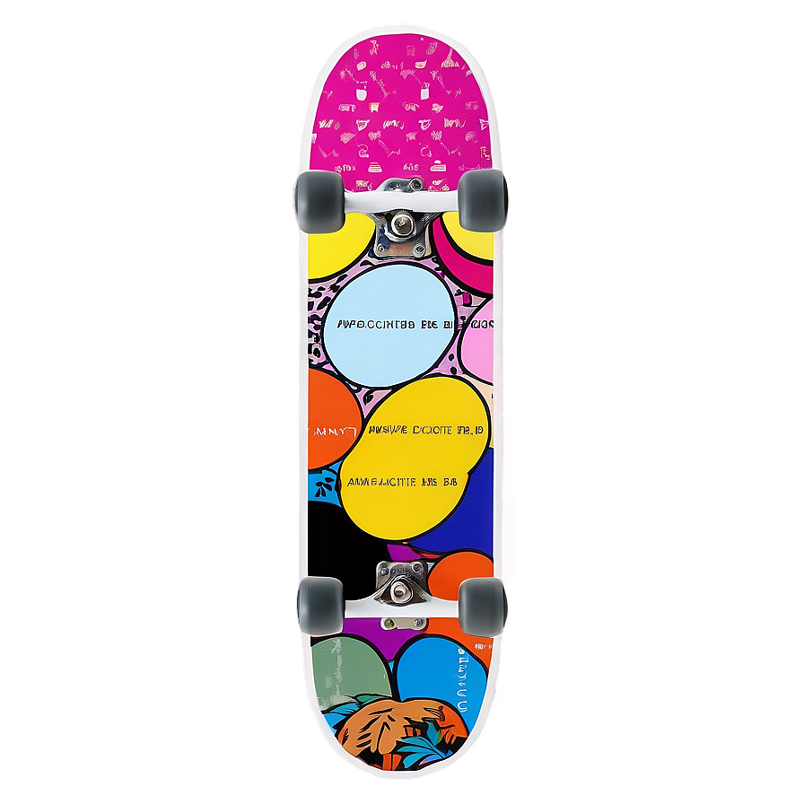 Pop Art Skateboard Deck Png Vwc