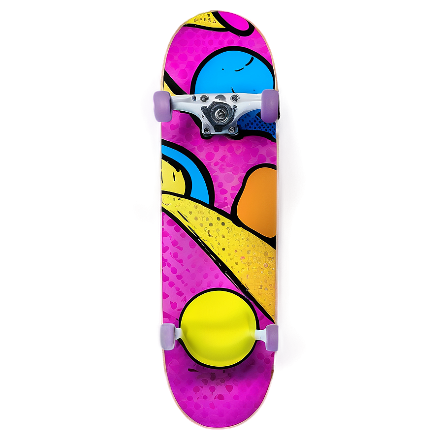 Pop Art Skateboard Deck Png Ydt