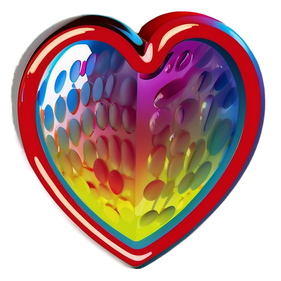 Pop Art Style Heart Png 06242024