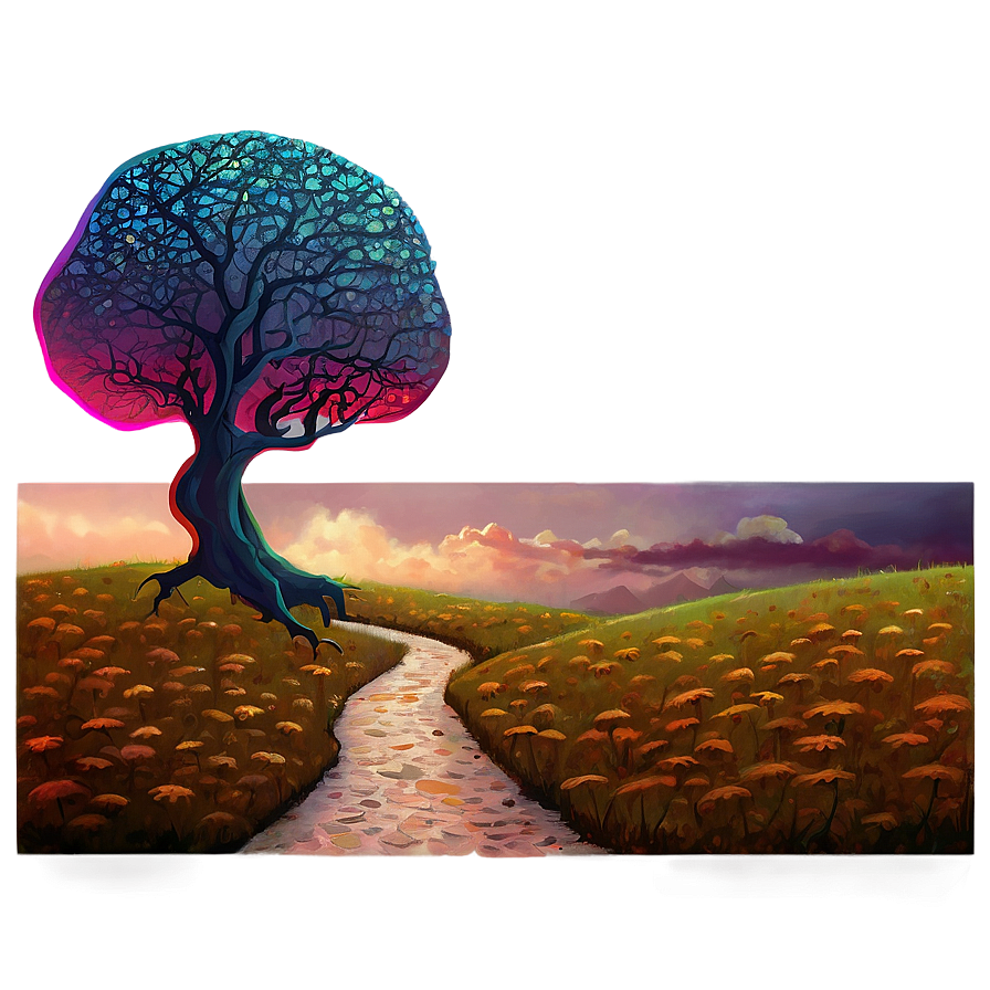 Pop Surrealism Landscape PNG 06242024 PNG with transparent background