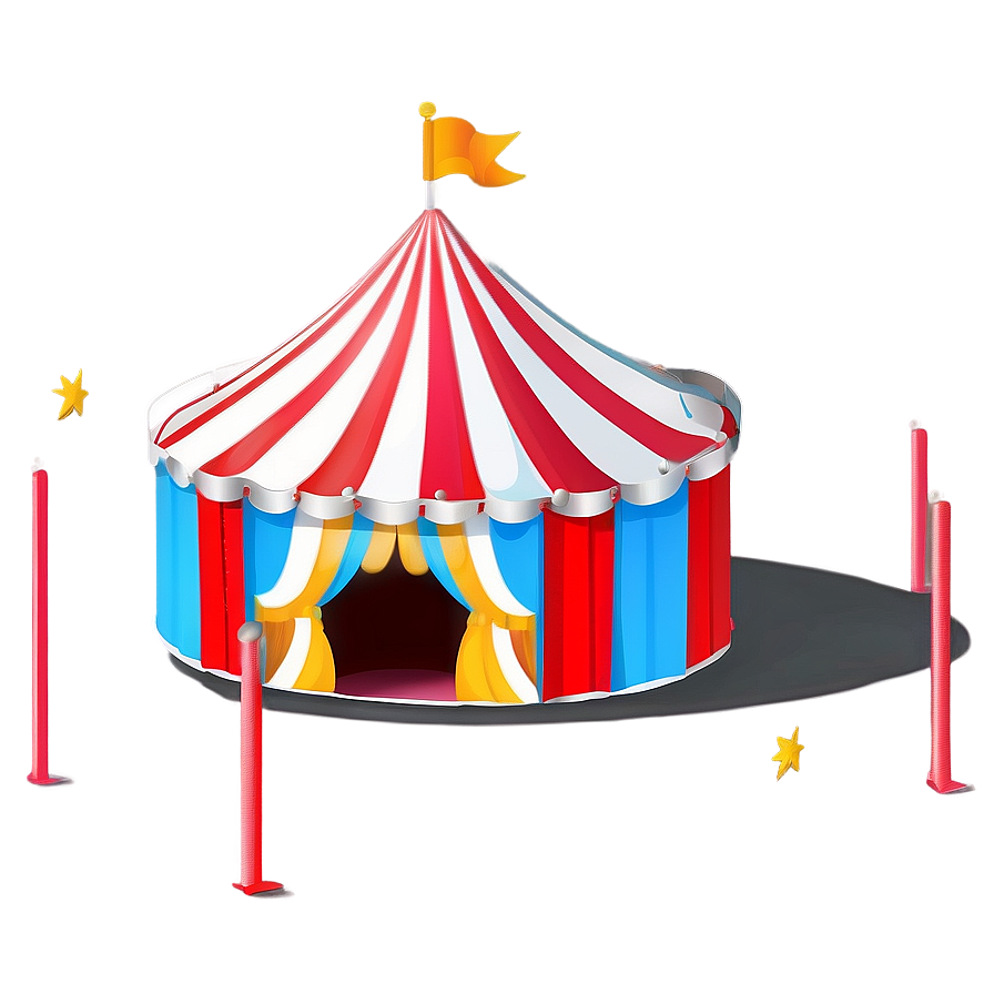 Pop-up Book Circus Tent Png 06132024