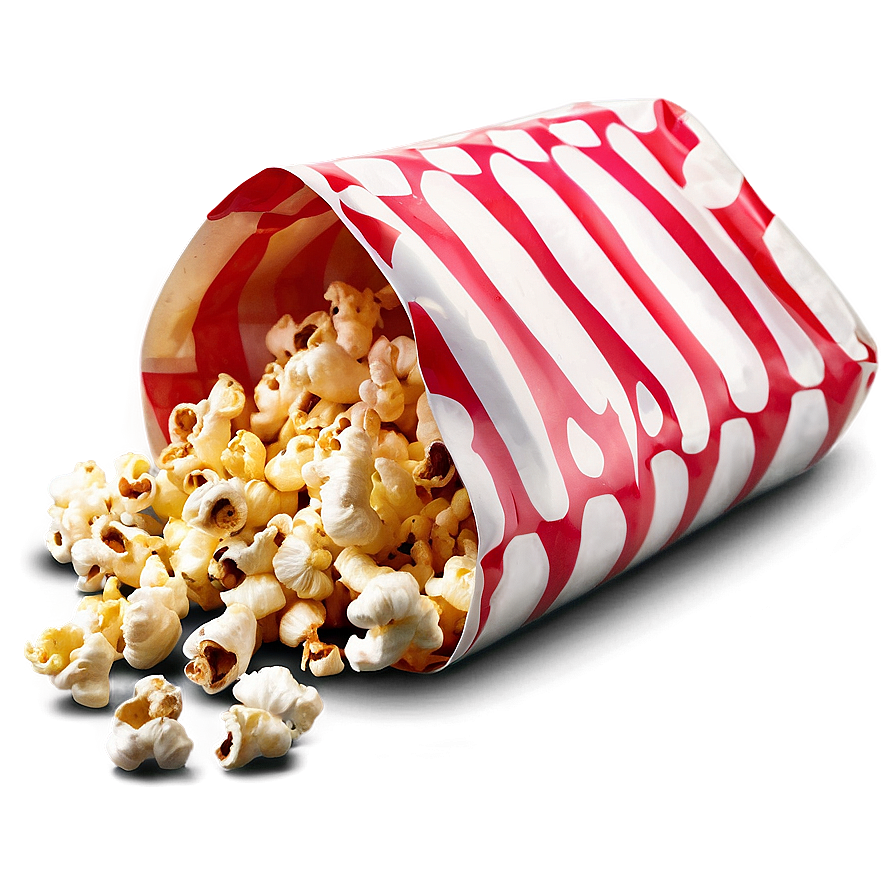 Popcorn Bag PNG 05042024 PNG with transparent background
