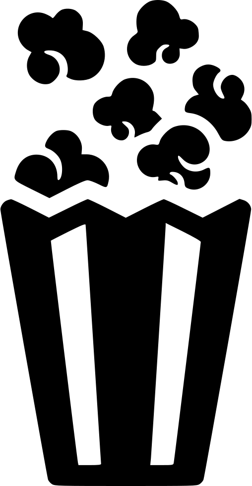 Popcorn Snack Cinema - Popcorn Icon Png, Transparent Png PNG image with a transparent background, free high-resolution download