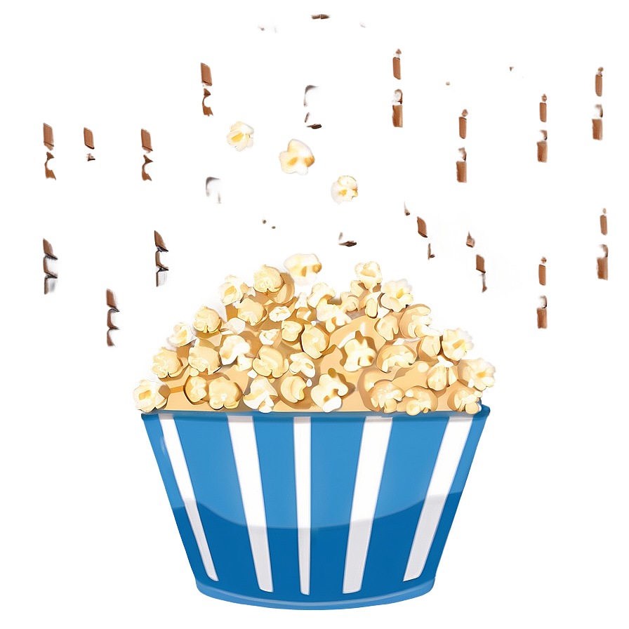 Popcorn Night Png 05042024