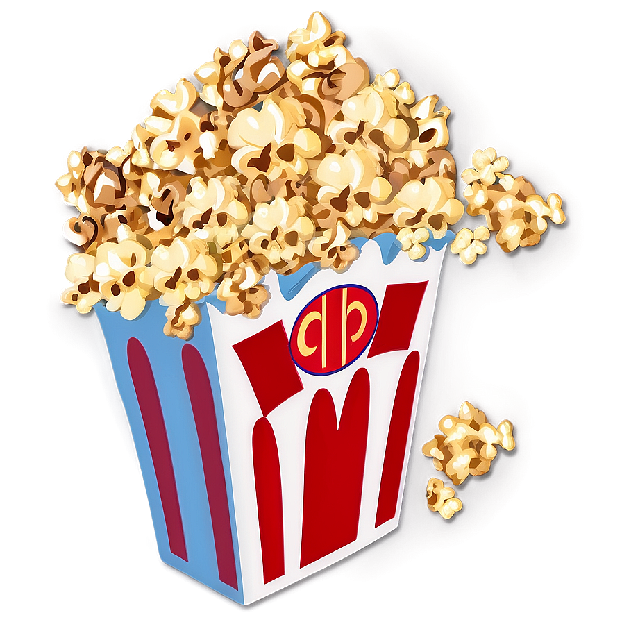 Popcorn Scene Png 05042024