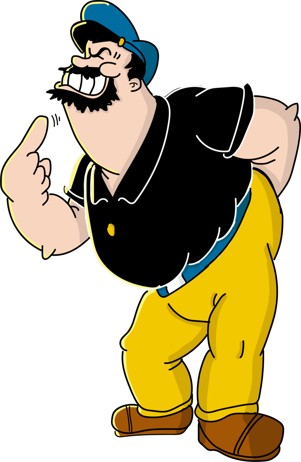 Popeye The Sailor Man Character Pose