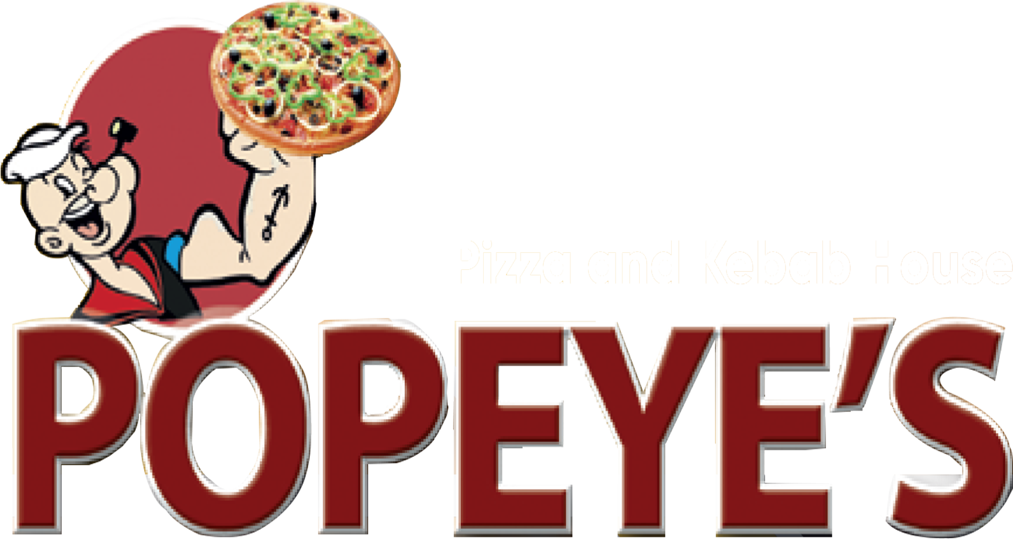 Popeyes Pizza Kebab House Logo