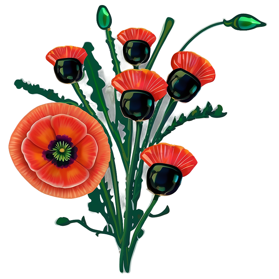 Poppy Memorial Remembrance Png 74