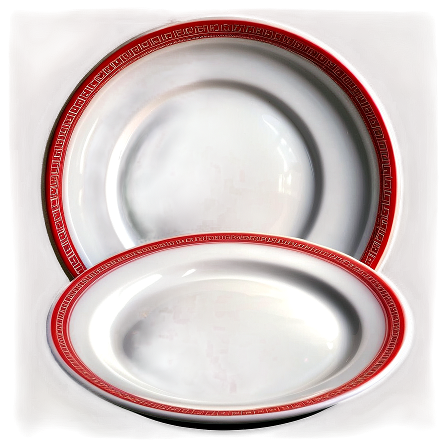 Porcelain Plates Set Png 72