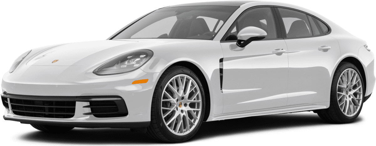 Porsche Panamera White Side View