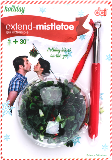Portable Mistletoe Stick PNG with transparent background