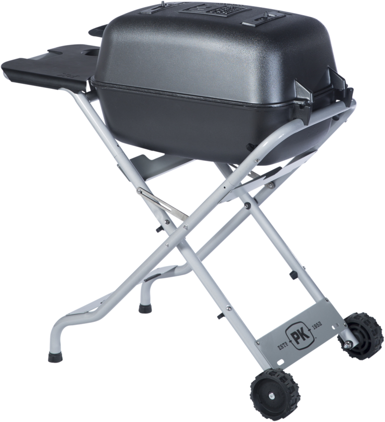 Pktx Original Graphite Grill 09 Back Tilt 2 - Outdoor Grill Rack & Topper, HD Png Download PNG with transparent background