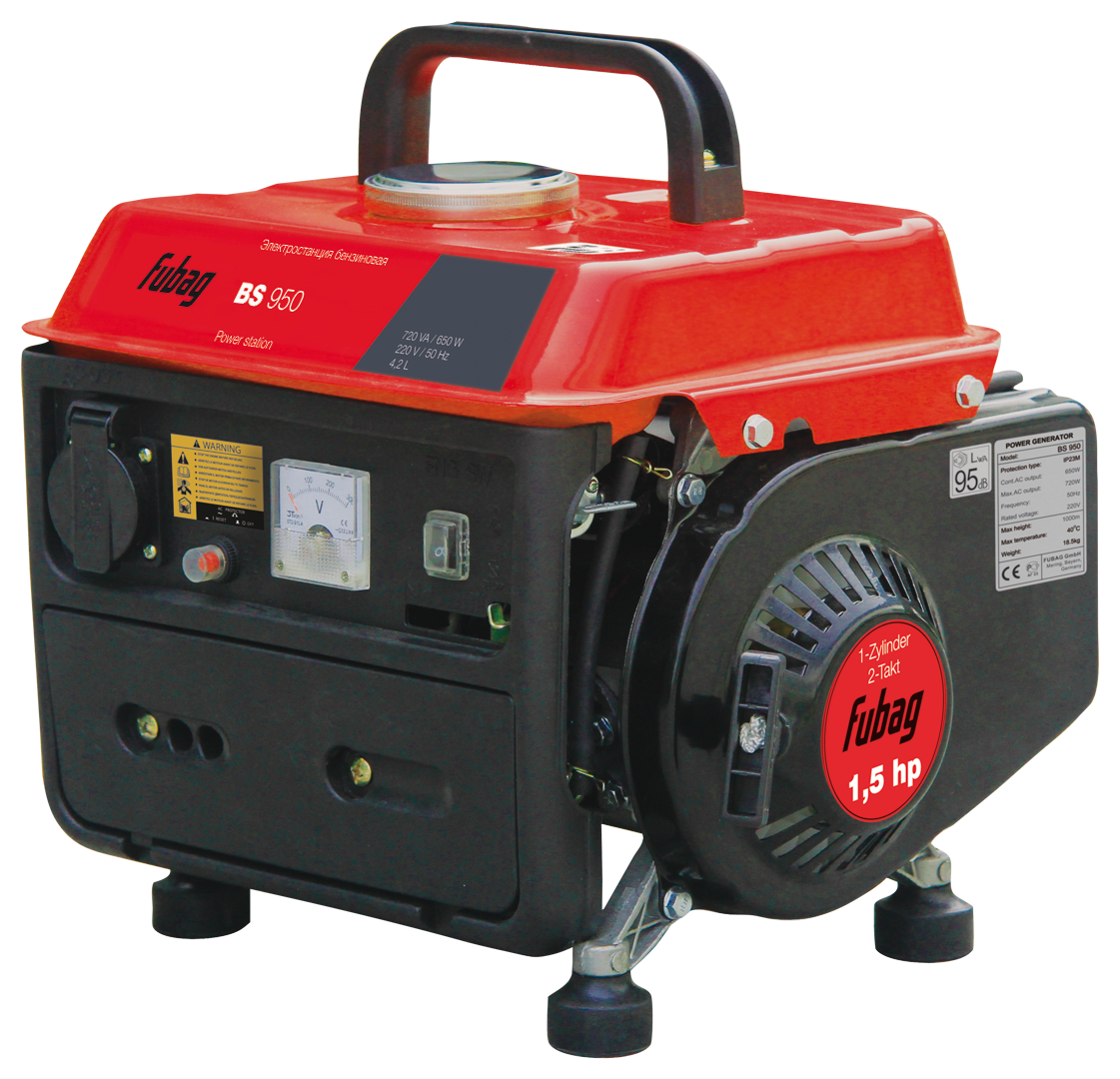 Portable Power Generator B S650 PNG image with a transparent background, free high-resolution download