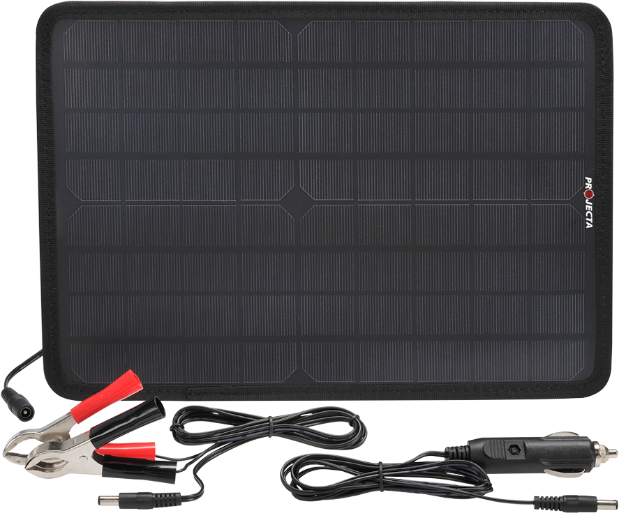 Monocrystalline 12v 10w Battery Maintainer Solar Panel - Solar Panel, HD Png Download PNG with transparent background