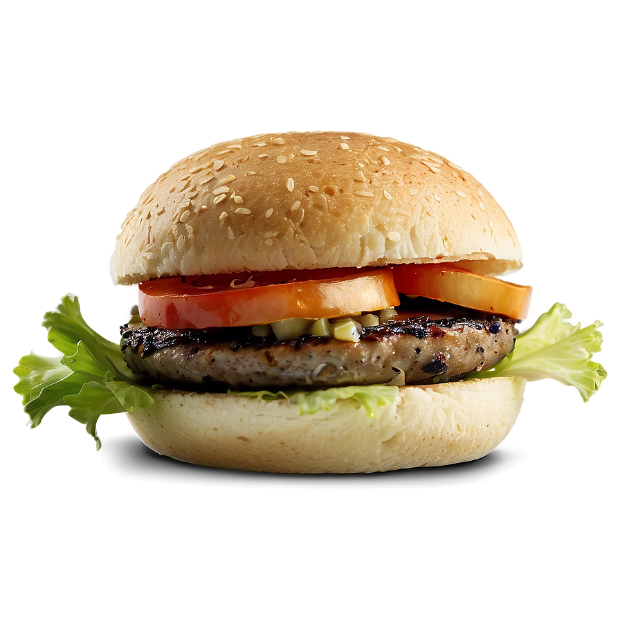 Portobello Mushroom Burger Png Wso9