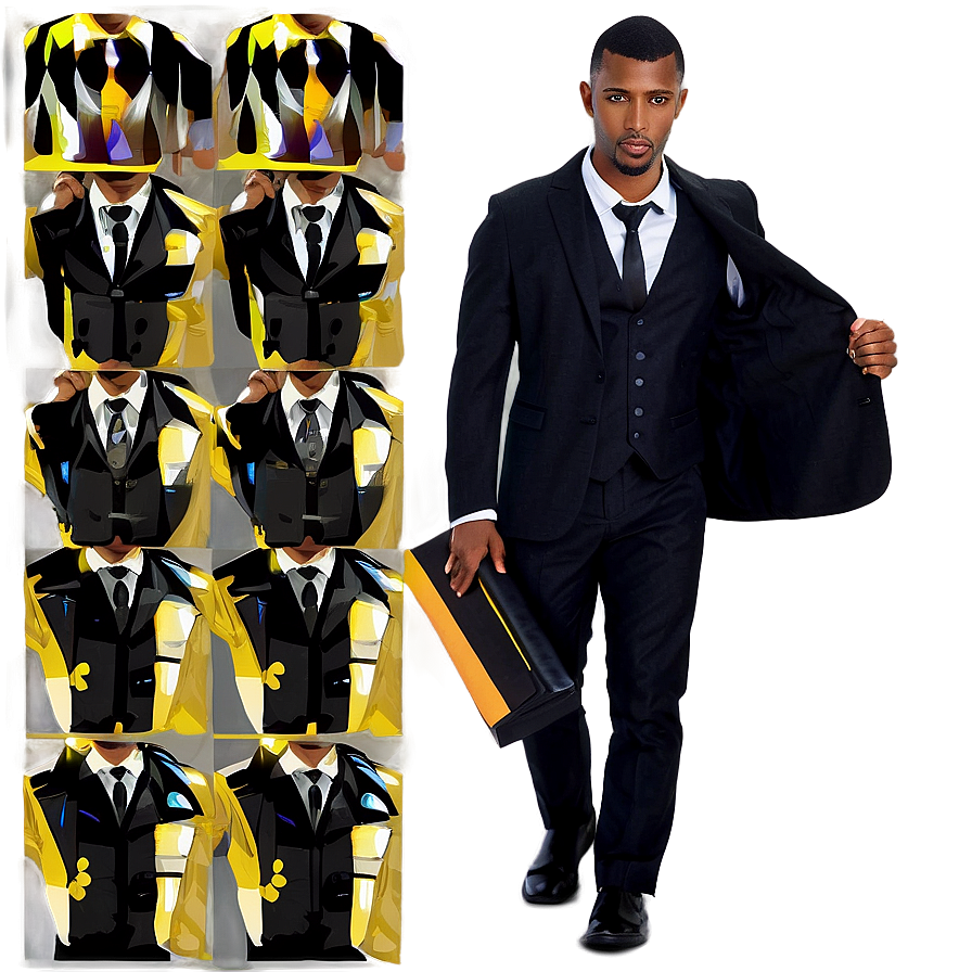 Portrait Of Man In Suit Png 58