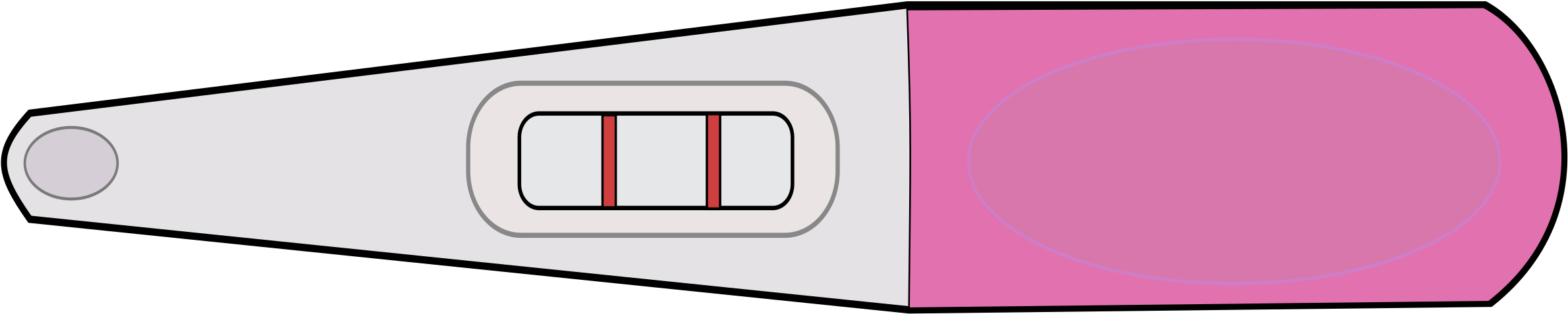 Clip Art Pink Big Image Png - Pregnancy Test Kit Vector, Transparent Png PNG with transparent background