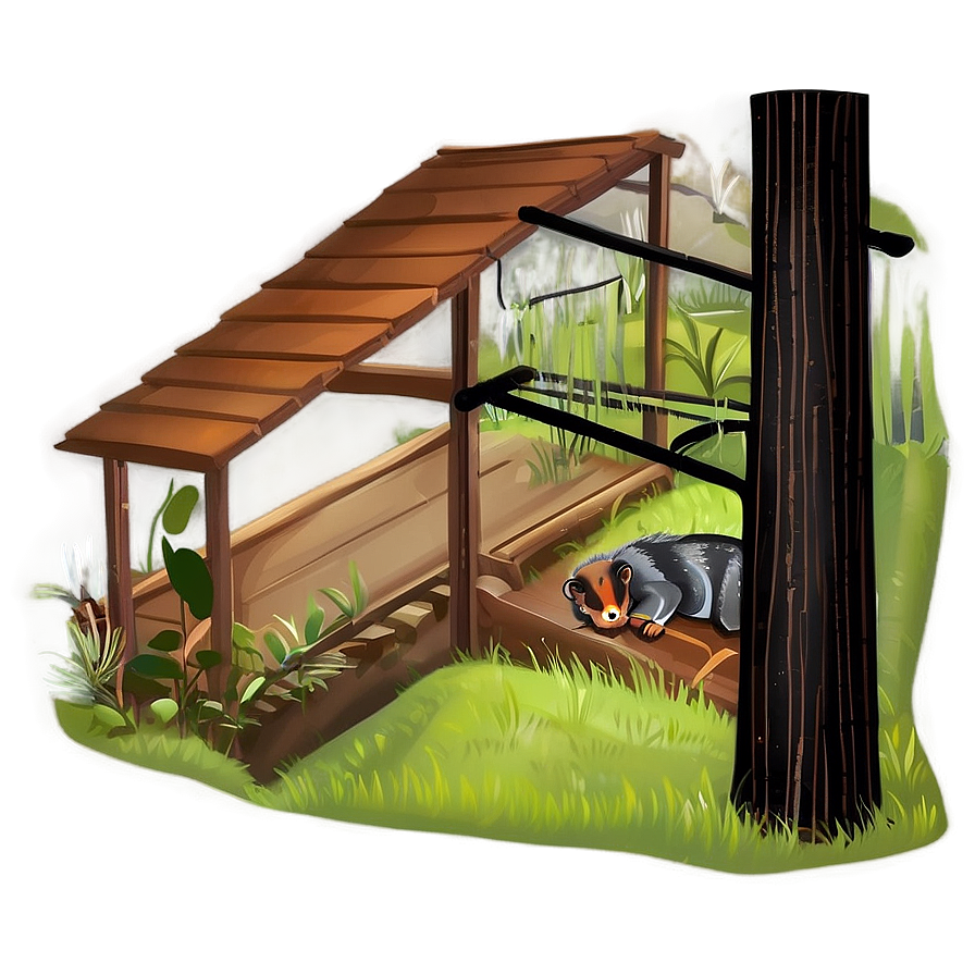 Possum Habitat Illustration Png 6