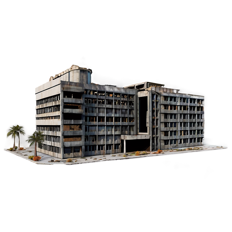 Post-apocalyptic Building Png Mcy