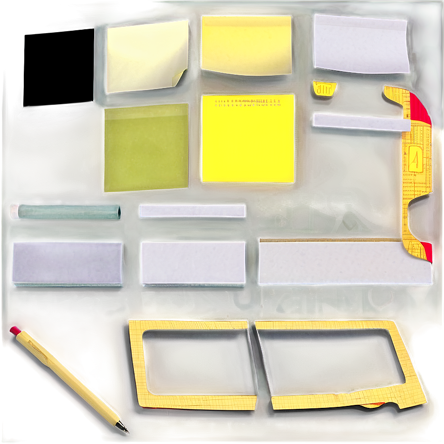 Post It Note Layout Png 16