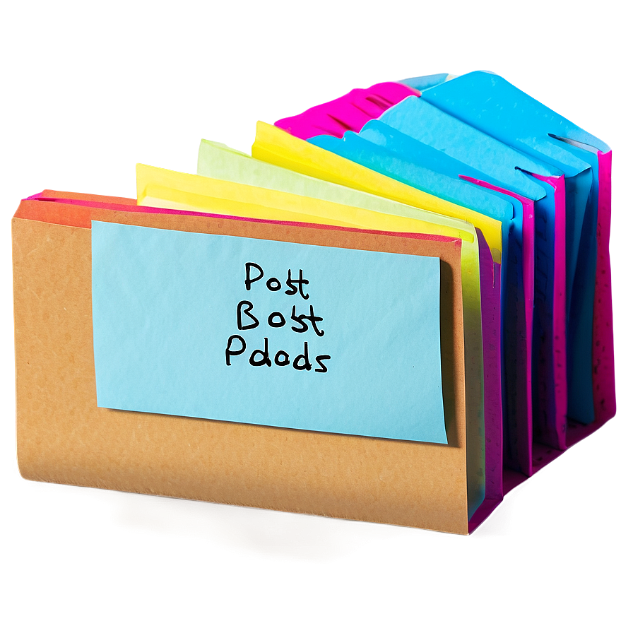 Post It Note Pad Png 05252024