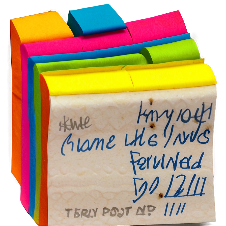 Post-it Note PNG 8 PNG image with a transparent background, free high-resolution download
