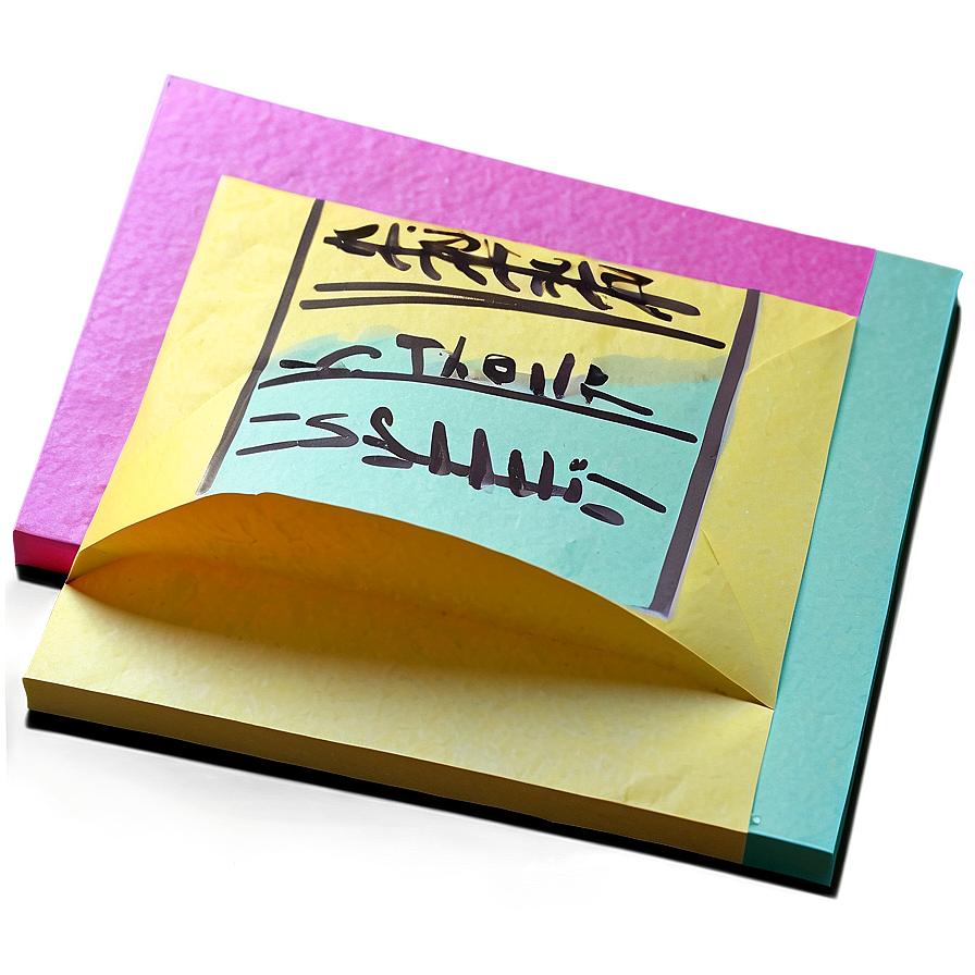 Post It Note With Drawing Png 68