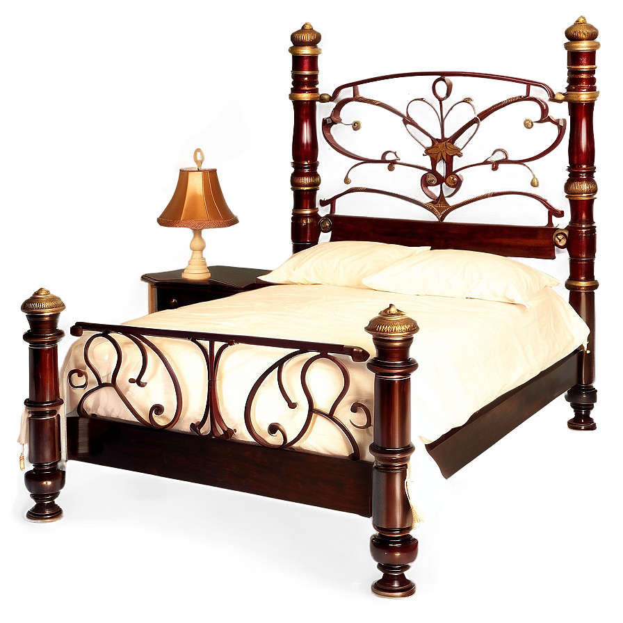 Poster Bed Elegant Png 05042024