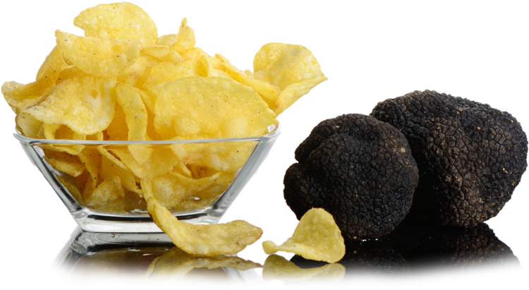 Potato Chipsand Truffles PNG with transparent background