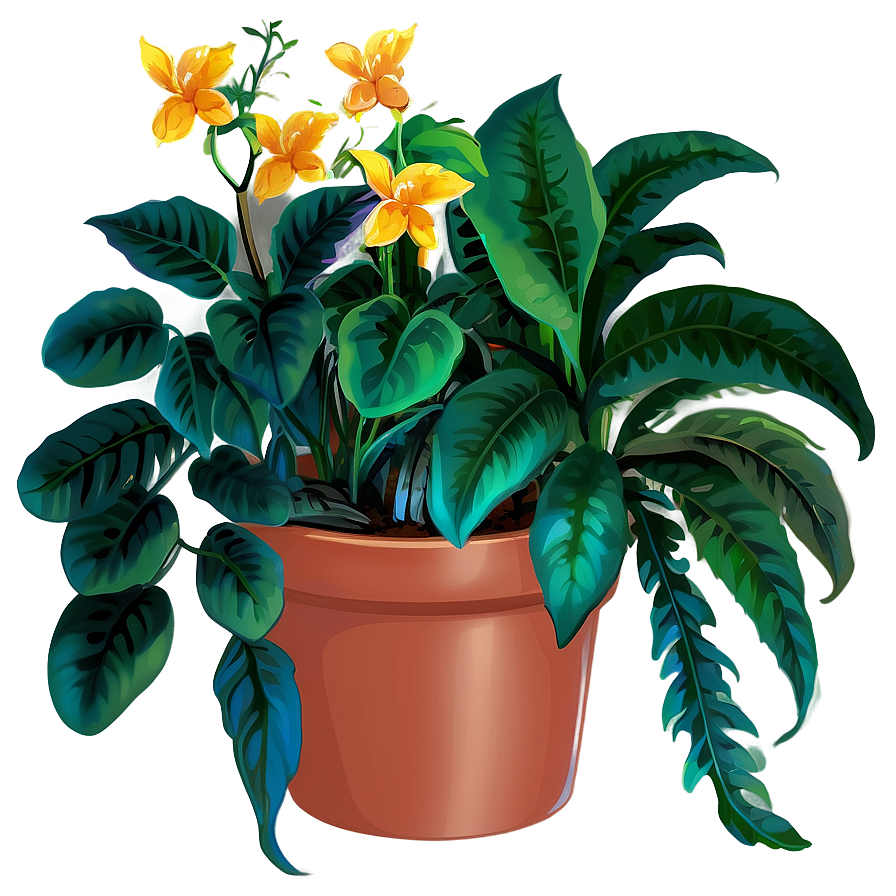 Potted Plant Care Tips Png Wtq