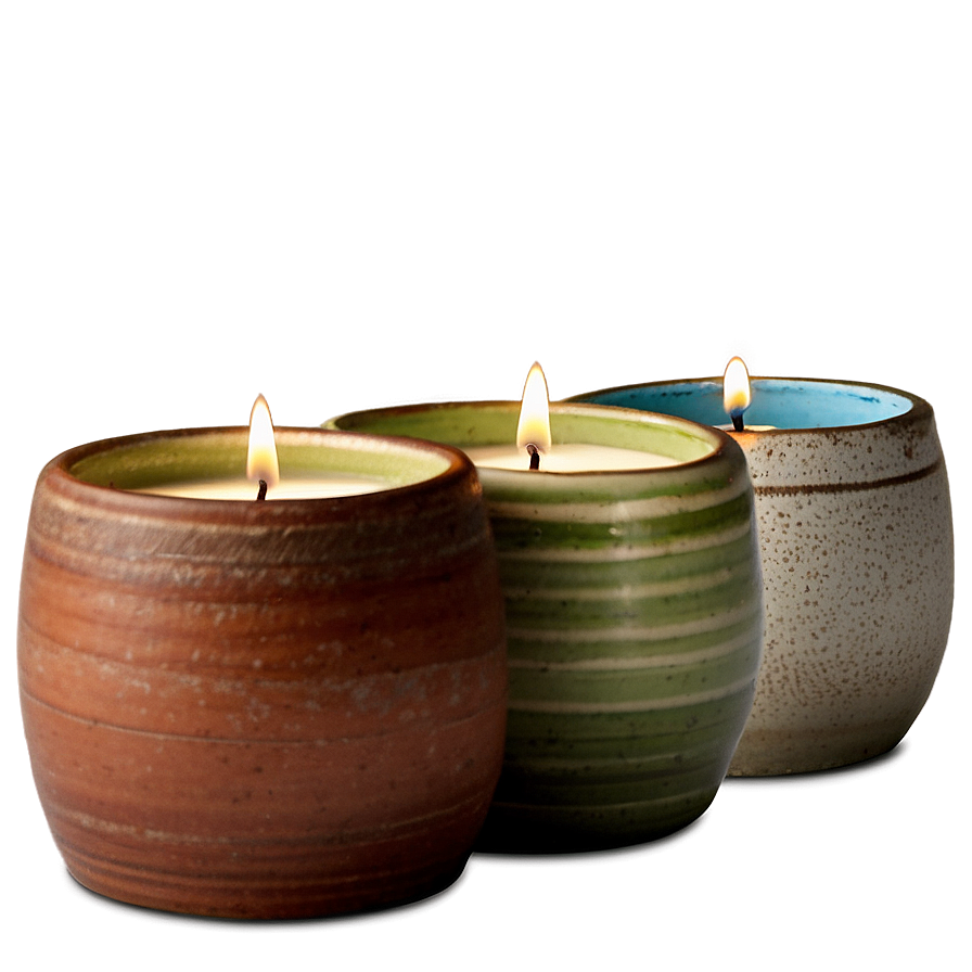 Pottery Candle Holders Png 59